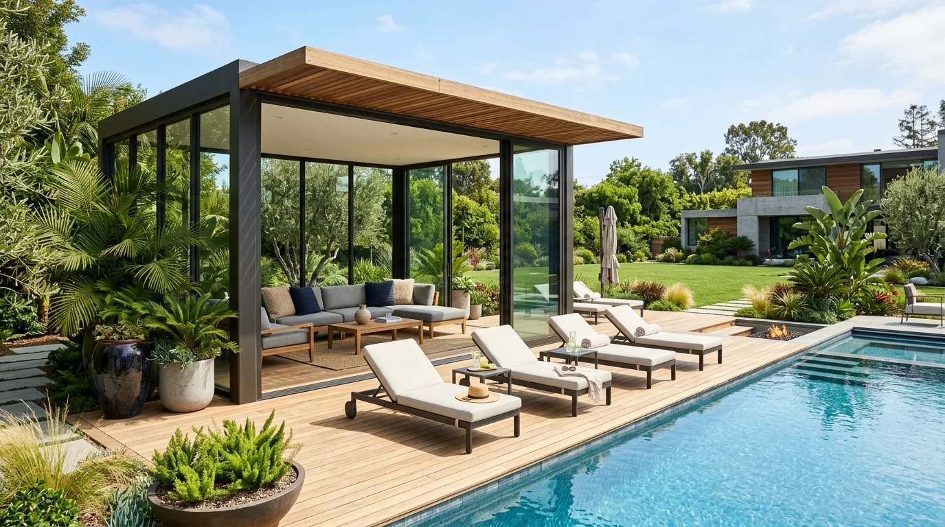 Minimal Pavilion With Clean Seating